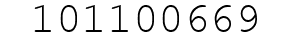Number 101100669.