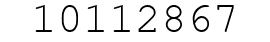 Number 10112867.