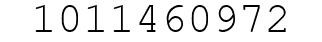 Number 1011460972.