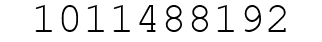 Number 1011488192.
