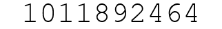 Number 1011892464.