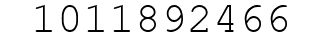 Number 1011892466.