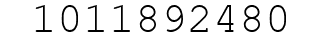 Number 1011892480.