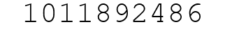 Number 1011892486.
