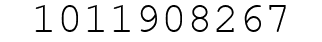 Number 1011908267.