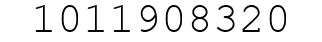 Number 1011908320.