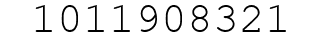 Number 1011908321.