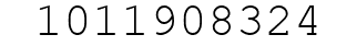 Number 1011908324.