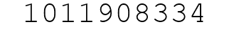 Number 1011908334.