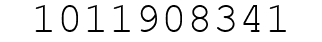 Number 1011908341.