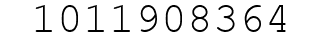 Number 1011908364.