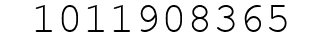 Number 1011908365.