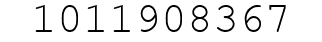 Number 1011908367.