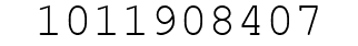 Number 1011908407.