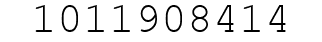 Number 1011908414.