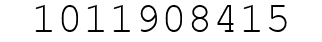 Number 1011908415.