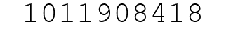 Number 1011908418.