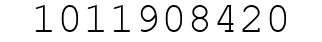Number 1011908420.