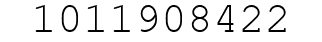 Number 1011908422.