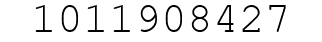 Number 1011908427.