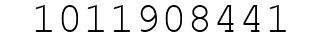 Number 1011908441.