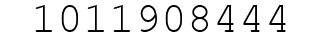 Number 1011908444.
