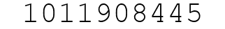 Number 1011908445.