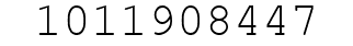 Number 1011908447.