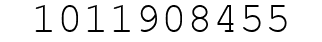 Number 1011908455.