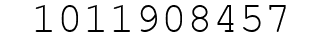 Number 1011908457.