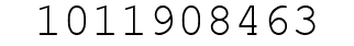 Number 1011908463.