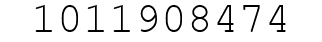Number 1011908474.