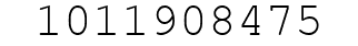 Number 1011908475.