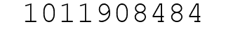 Number 1011908484.