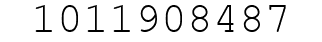 Number 1011908487.