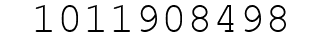 Number 1011908498.