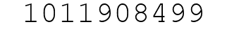Number 1011908499.