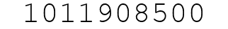 Number 1011908500.