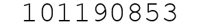 Number 101190853.