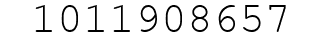 Number 1011908657.