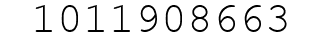 Number 1011908663.