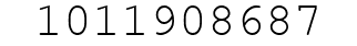 Number 1011908687.
