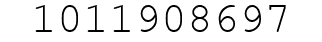Number 1011908697.