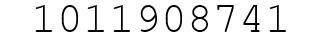 Number 1011908741.