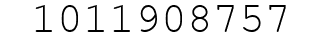 Number 1011908757.