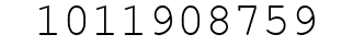 Number 1011908759.