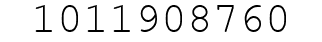 Number 1011908760.