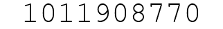 Number 1011908770.