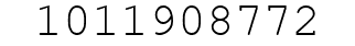 Number 1011908772.