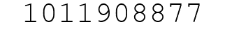 Number 1011908877.